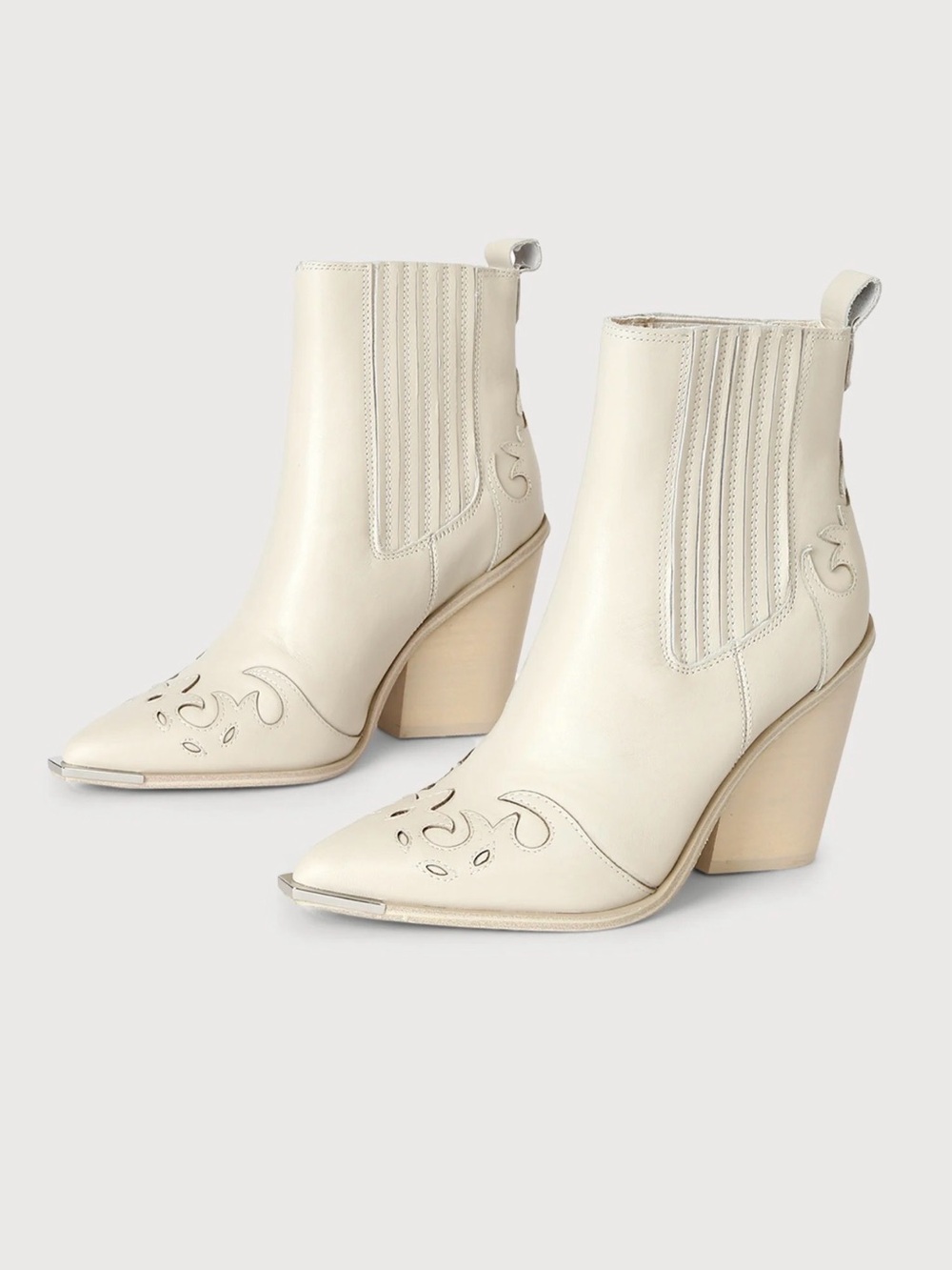 STEVE MADDEN TRIM BONE MULTI LEATHER WESTERN BOOTIES – SIZE 8 – BRAND NEW W/ BOX